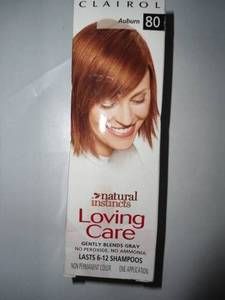 Clairol Natural Instinct Loving Care Hair Color Auburn 80