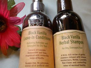 Carols Daughter 2 Pack Black Vanilla Shampoo Conditioner Set