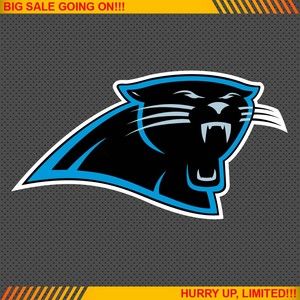 Carolina Panthers NFL Football Logo Car Bumper Window Wall Sticker 