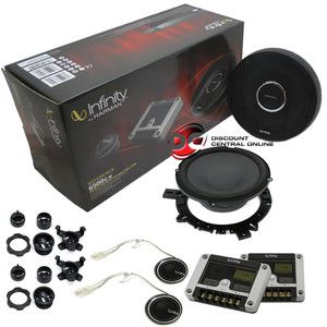 Infinity Reference 6500CX 6 5 2 Way Car Audio Component Speaker 