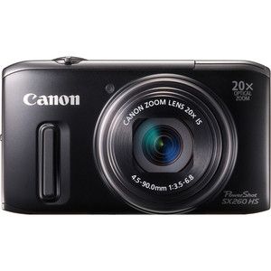 Canon PowerShot SX260 HS Digital Camera Black Brand New USA Warranty 