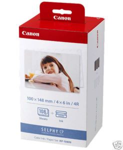 Canon KP 108in Photo Pack 108 Sheets 3 Ink Carts KP108 840356560533 