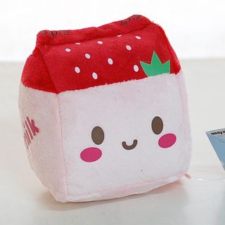 Milk Carton Plush w Suctioncup Kawaii Mini Pillow
