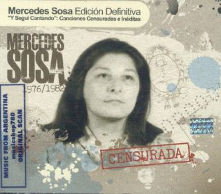 Mercedes Sosa Y Segui Cantando Canciones Censuradas CD