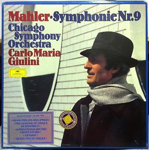 CARLO MARIA GIULINI mahler symphonie no. 9 2 LP Mint  2707 097 Vinyl 