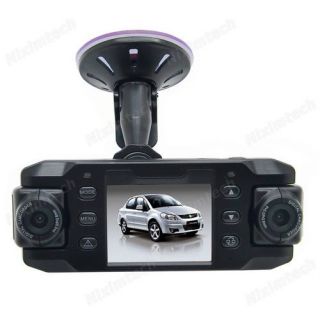   Dual Cam w G Sensor Car DVR Twins Cam Carcam GPS Camera X8000