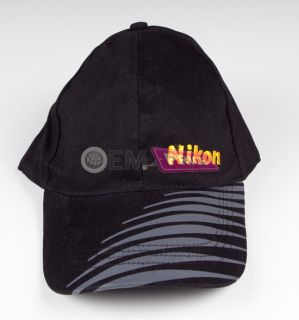 Authentic Nikon Baseball Cap Hat Black D5100 D700 Body D3200 D800 Kit 