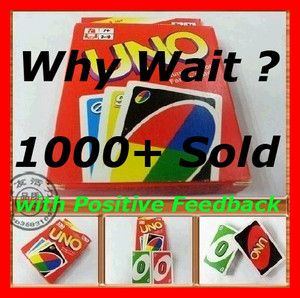 Uno Family Card Game Complete Double Pack 108 Cards