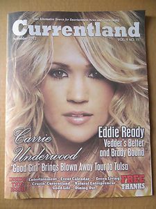 Carrie Underwood hometown Oklahoma entertainment newspaper magazine 