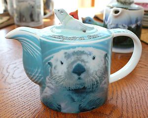 Paul Cardew Endangered Species Teapot 2 Cup Sea Otter