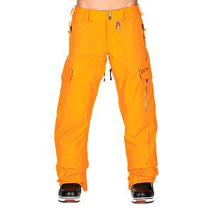 2013 Volcom Wild Insulated Snowboard Snow Pants Womens Small Orange 