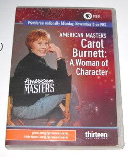 CAROL BURNETT A WOMAN OF CHARACTER, RARE 07 DVD   PBS