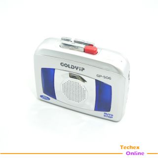 portable cassette voice recorder built in speaker gp506