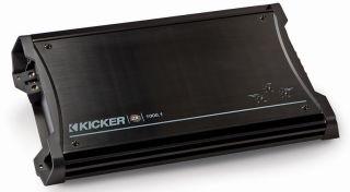 Kicker Car Audio Package ZX1000 1 Amp Amplifier Stinger SCKH1 1 Farad 