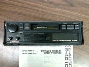 Pioneer Cassette Car Stereo with FM Am Electronic Tuner