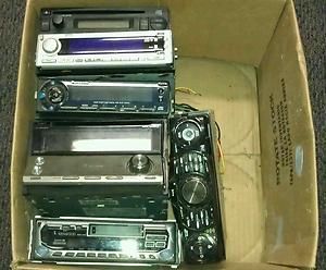 Car Stereo Player Radio CD  Cassette Tape Receiver Lot of 6