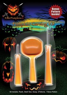   paper magic group killer pumpkins carving kit includes one punch one