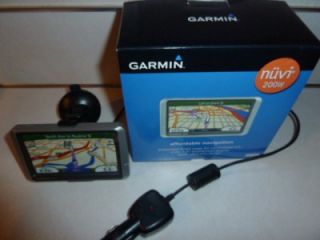 Garmin Nuvi 200W Automotive Car GPS +Charger Mount 4.3 Portable 
