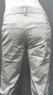 Flavio Castellani Ladies Womens 42 Shiny 2 PC Pants Suit Silver Solid 