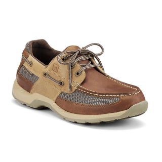SPERRY CASCADE 3 EYE MENS MOCCASINS LEATHER BOAT SHOES ALL SIZES