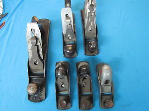 Collection of Vintage Wood Planes Stanley Dunlap Bailey others