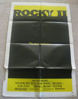 available today is an original folded one sheet movie poster from the 