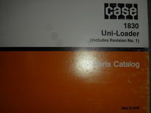 Case 1830 Uni Loader Parts Catalog Manual