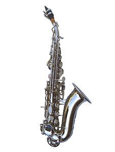 New Silver Curved Soprano Saxophone Sax w Case Quality Warranty