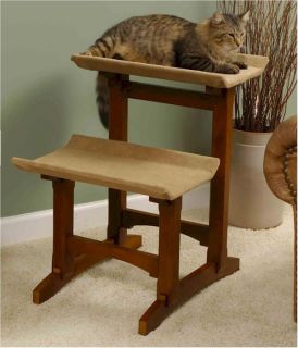 Mr Herzhers Craftman Series Wood Double Cat Seat Perch