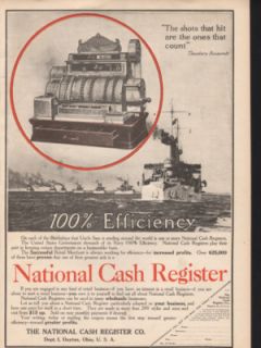 FP 1920 National Cash Register World War Navy Battle SHIP
