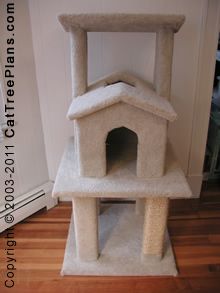 Make A Condo Tower do It Yourself 10 Cat Tree Plans DIY 2 Bonus 