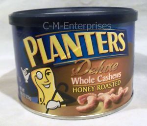 Planters Deluxe Honey Roasted Whole Cashews 8 25 Oz