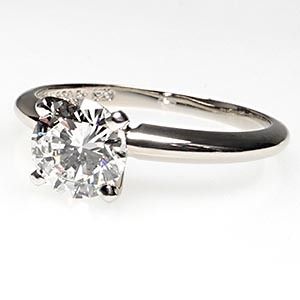   Carat H SI1 Diamond Solitaire Engagement Ring Solid 18k White Gold