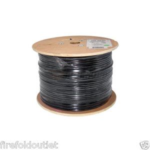 Cat6 Shielded 1000 Foot Bulk 550MHz FTP PVC Solid Cable