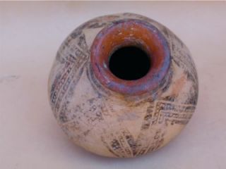   COLUMBIAN POTTERY BOWL POLYCHROME PAINTED DESIGN POSSIBLY CASA GRANDE