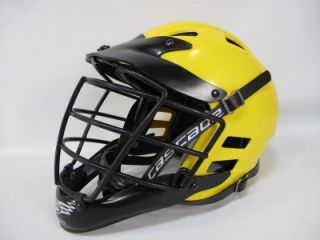 Cascade CPro L Large XL Lacrosse Helmet YELLOW/BLACK EXCELLENT