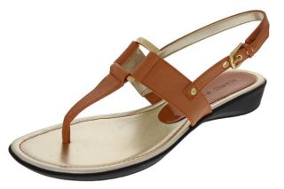 Marc Fisher New Casonoa Orange Slingback Flat Thong Sandals Shoes 8 5 
