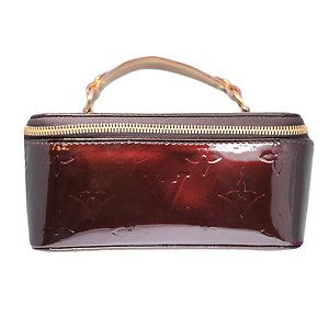 Authentic Louis Vuitton Jewel Case Vernis Amarante M91272