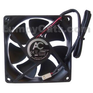 Arctic Cooling 92mm x 25mm 2 Pin Quiet Case Fan Free s H