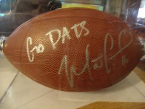 Autographed Wilson Football by Quarterback Matt Cassell