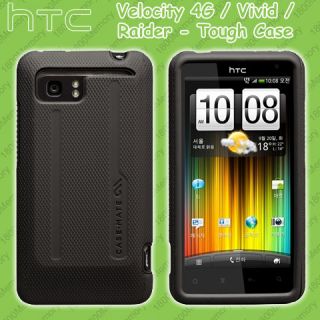 Case Mate Tough Case for HTC Velocity 4G / Vivid / Raider Black ABS 