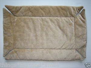 Self Warming Thermal PET Pad Cat Dog Crate Bed warmer Beige 14x22