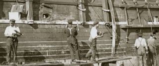 19thC Antique Cast Iron Nautical Hawsing Iron Tool SHIP Builders 