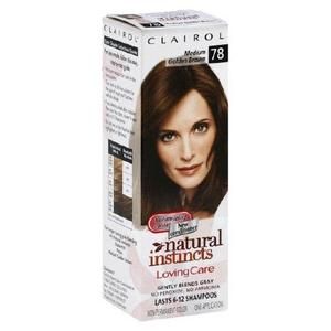 Clairol Loving Care Hair Color Crème Lotion 78 Medium Golden Brown (3 