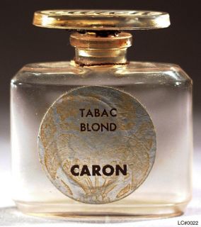 Caron Fragrances Le Tabac Blond 1919 Paris France Perfume Large 