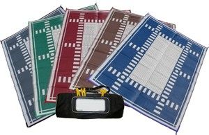 RV Awning Patio Camping Mats with Free Carrying Bag Threshold Design 