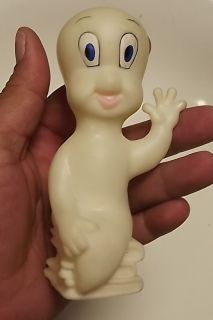 Casper Gasparin Ghost Doll Figure Rubber Plastic Toy 1995 Peru Vintage 