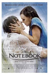 The Notebook Ryan Gosling Rachel McAdams Romantic Love Movie Poster 