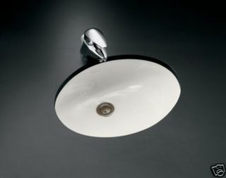 Kohler K 2209 0 Caxton White Undermount Bathroom Lavatory Sink Bowl 17 
