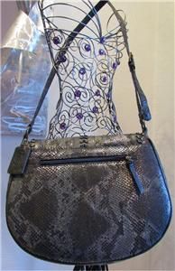 New Handbag Carlos Santana Premium Faux Leather Snake Print Purse 